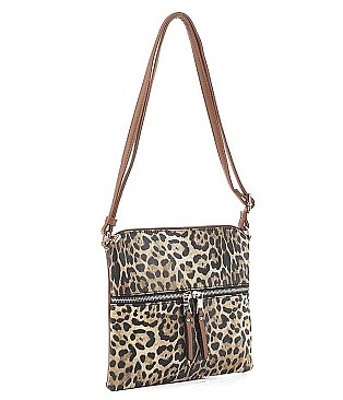 MODERN LEOPARD STYLE CROSSBODY BAG