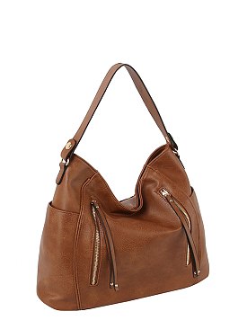 Fashion Zip Shoulder Bag Hobo