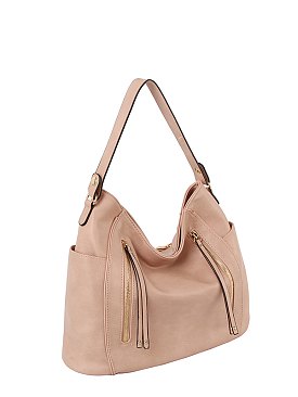 Fashion Zip Shoulder Bag Hobo