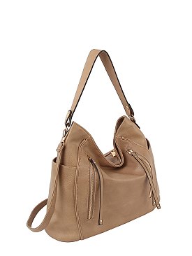 Fashion Zip Shoulder Bag Hobo