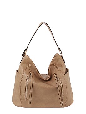 Fashion Zip Shoulder Bag Hobo
