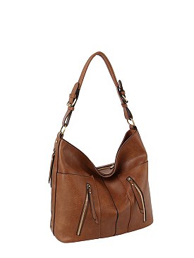 Fashion Zip Shoulder Bag Hobo