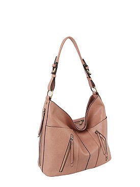 Fashion Zip Shoulder Bag Hobo