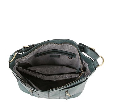 Fashion Zip Shoulder Bag Hobo