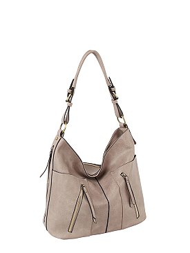 Fashion Zip Shoulder Bag Hobo