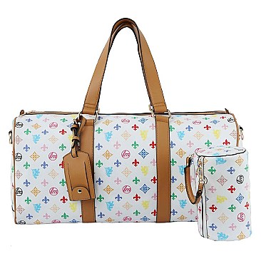 Monogram 2-in-1 Duffle & Makeup Pouch Set