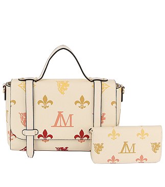 LM Monogram Top Handle Flap 2-in-1 Satchel Set