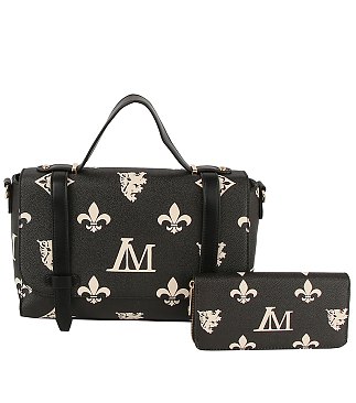 LM Monogram Top Handle Flap 2-in-1 Satchel Set