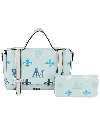 LM Monogram Top Handle Flap 2-in-1 Satchel Set