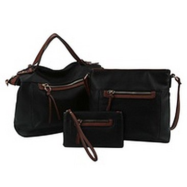 Laser Cut Pocket 3-in-1 Satchel