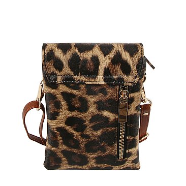 Tassel Zip Crossbody Bag Cell Phone Purse