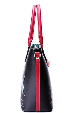 NICOLE LEE FLORAL BOHO SHOPPER BAG