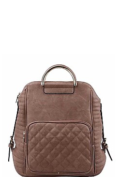 MODERN STYLISH PU LEATHER BACKPACK JY-LQ-037-2