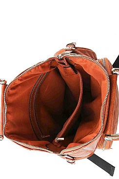 MODERN STYLISH PU LEATHER BACKPACK JY-LQ-037-2