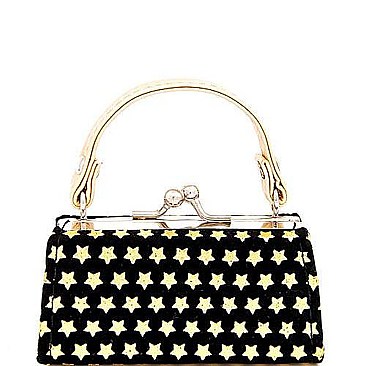 PACK OF 12 PCS ASSORTED COLOR PRINCESS CHIC MINI COIN PURSE