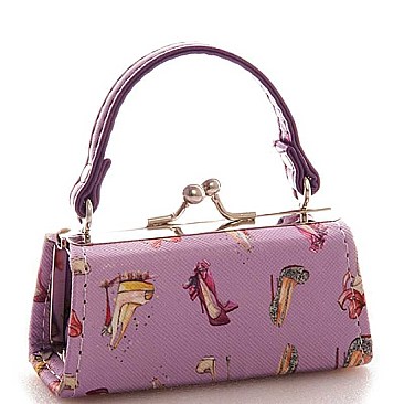 PACK OF 12 PCS ASSORTED COLOR MINI TRENDY STILETTO COIN PURSE