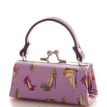 PACK OF 12 PCS ASSORTED COLOR MINI TRENDY STILETTO COIN PURSE