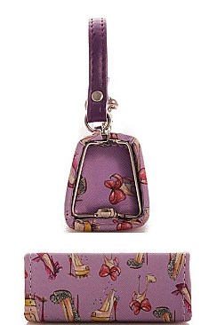 PACK OF 12 PCS ASSORTED COLOR MINI TRENDY STILETTO COIN PURSE