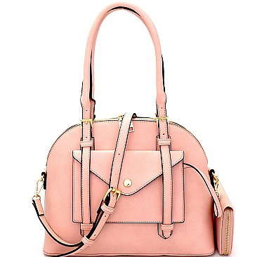 STYLISH DOME SATCHEL SET