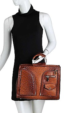 SATCHEL WITH LONG STRAP