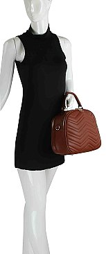 Small Woman Satchel Classic Top Handle Purse