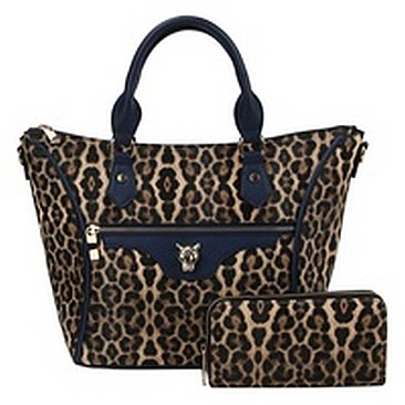Leopard 2-in-1 Satchel