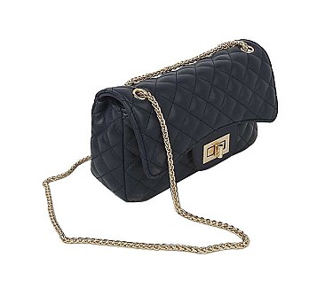 STYLISH STITCHED QUILTED CROSSBODY BAG