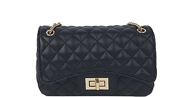 STYLISH STITCHED QUILTED CROSSBODY BAG