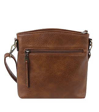 Multi Zip Pocket Crossbody Bag