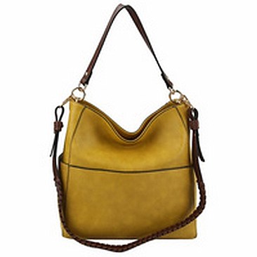 Fashion Shoulder Bag with Whip stitched Strap