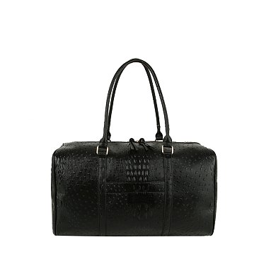 Ostrich Croc Duffle Bag