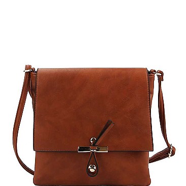 STYLISH TEXTURED PU LEATHER FASHION CROSSBODY BAG JYLR-030-1
