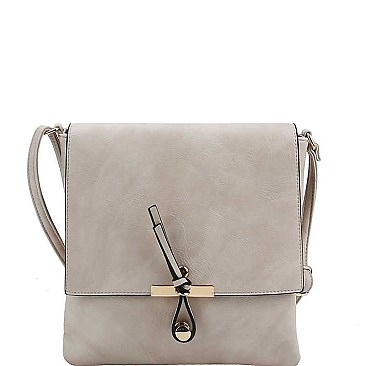 STYLISH TEXTURED PU LEATHER FASHION CROSSBODY BAG JYLR-030-1