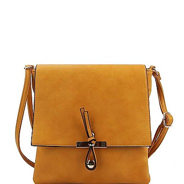 STYLISH TEXTURED PU LEATHER FASHION CROSSBODY BAG JYLR-030-1