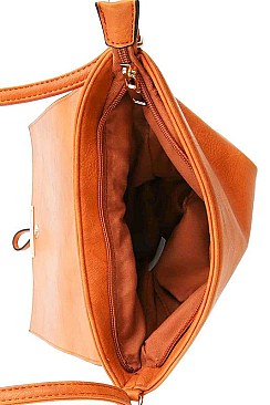 STYLISH TEXTURED PU LEATHER FASHION CROSSBODY BAG JYLR-030-1