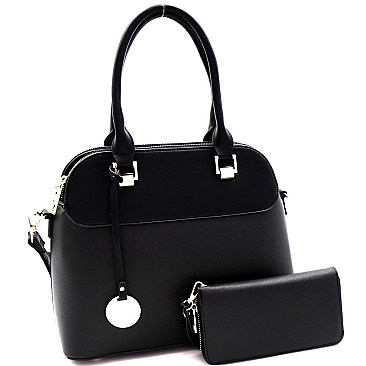 3 COMPARTMENT DOME SATCHEL