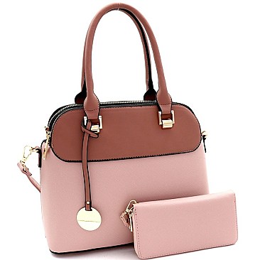 3 COMPARTMENT DOME SATCHEL