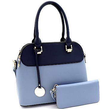 3 COMPARTMENT DOME SATCHEL