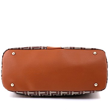 2 in 1 Single Strap Monogram Hobo Wristlet SET