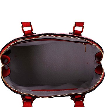 2Way Braided Medium Dome Satchel