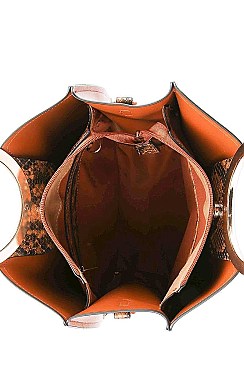 STYLISH BANGLE HANDLE SATCHEL