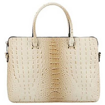 Croc Alligator Brief Bag Laptop Case
