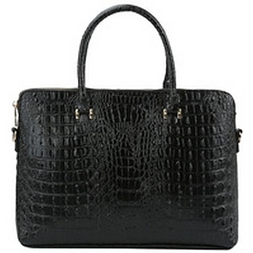 Croc Alligator Brief Bag Laptop Case