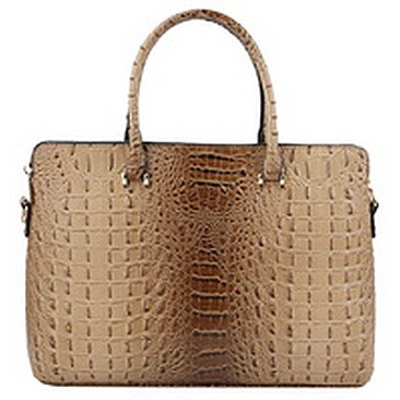 Croc Alligator Brief Bag Laptop Case