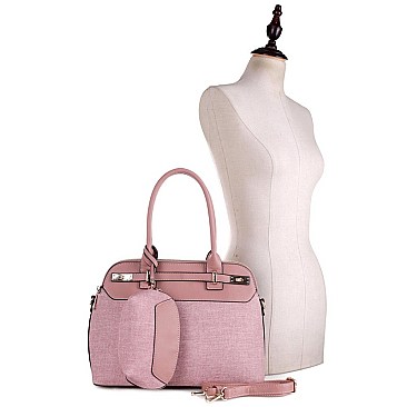 3-Compartment Turn-Lock Accent Linen Tote Value SET