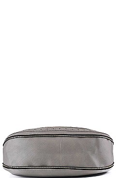 FASHION STYLISH EXPANDIBLE HOBO BAG WITH LONG STRAP