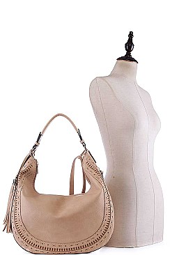 FASHION STYLISH EXPANDIBLE HOBO BAG WITH LONG STRAP