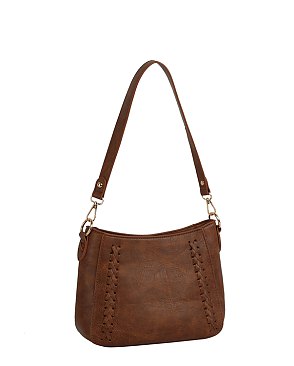 Braided Detail Shoulder Bag