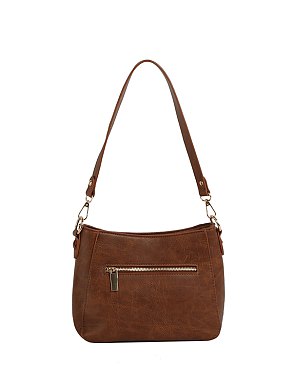 Braided Detail Shoulder Bag