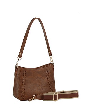 Braided Detail Shoulder Bag